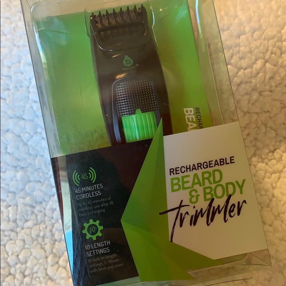 Pursonic Rechargeable Beard & Body Trimmer